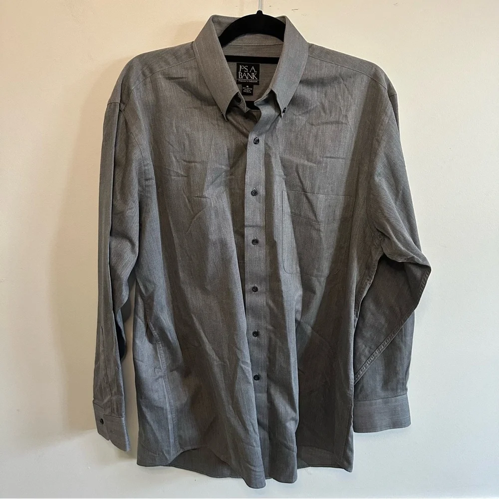 Jos. A. Bank Charcoal Button Down Shirt - Picture 1 of 4